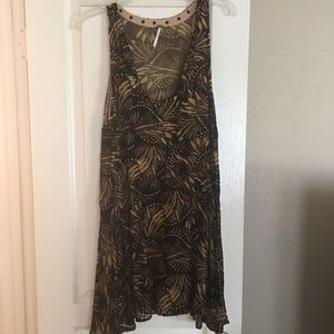 Free People Ellie Burnout Mini Velvet Dress